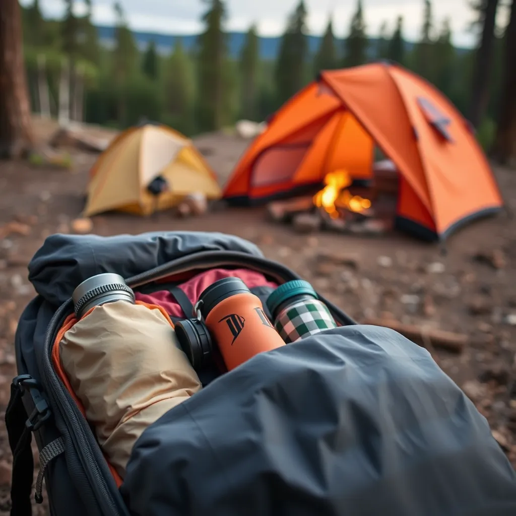 Co zabrać pod namiot – lista niezbędnych rzeczy