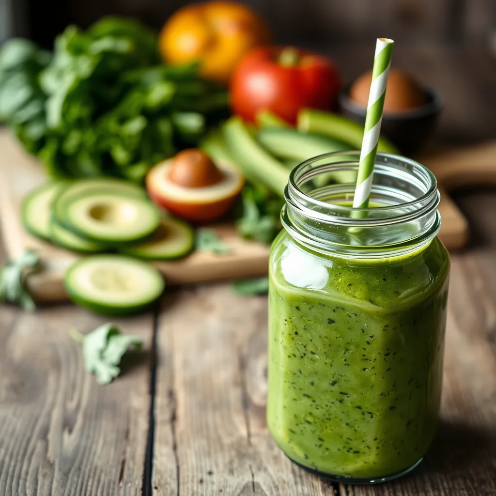 Jak zrobić zielony koktajl?