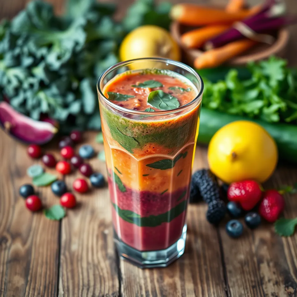 Smoothie z warzyw - przepis